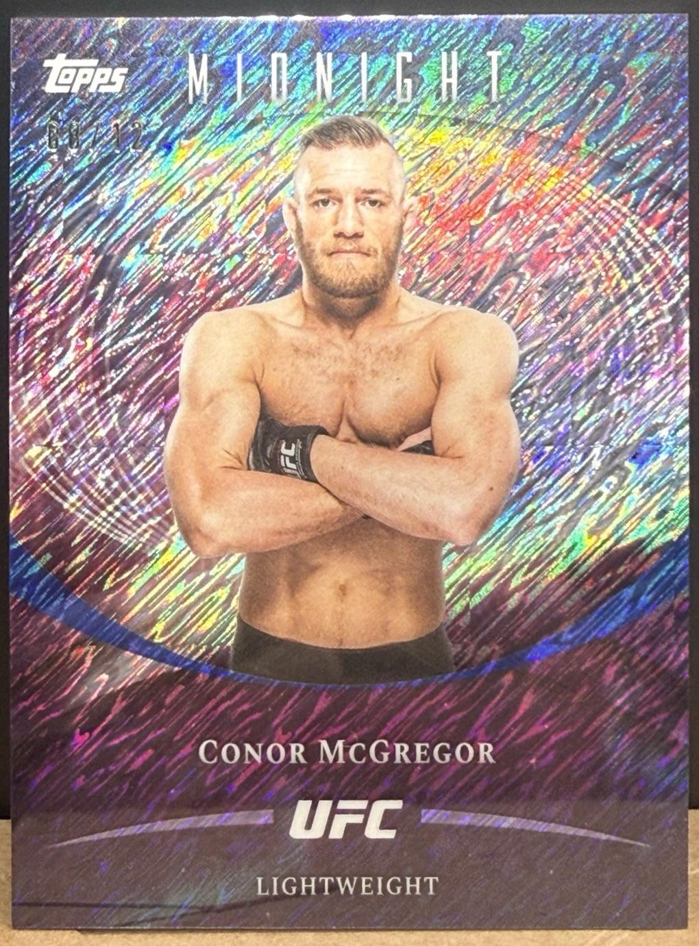 Conor McGregor 2026 Topps Midnight UFC Base #50 Midnight