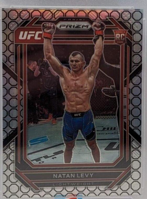 Natan Levy 2023 Panini Prizm UFC Base #176 Octagon