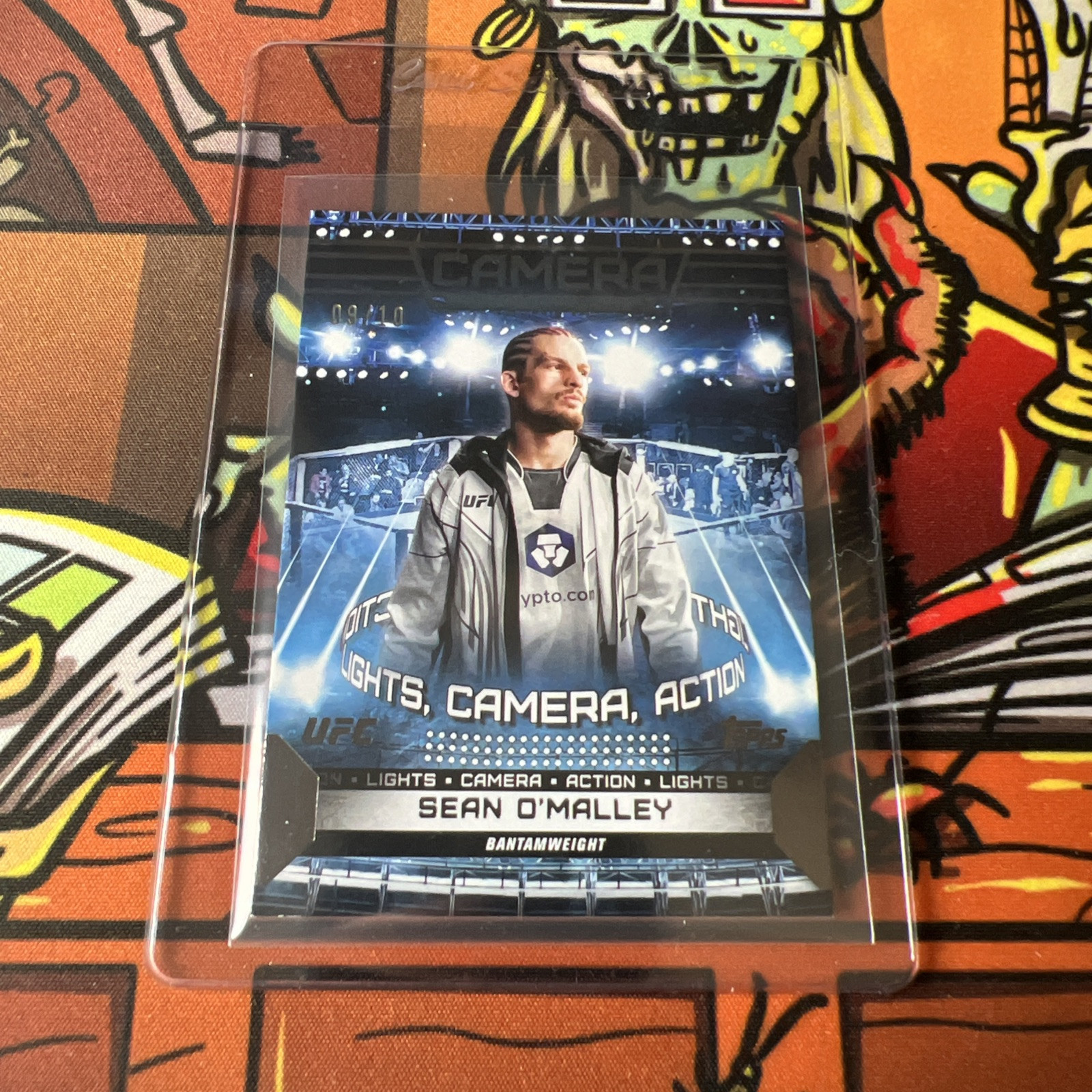 Sean O'Malley 2024 Topps Knockout UFC Camera (Lights, Camera, Action) #CAM-19 Black