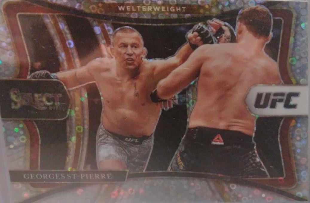 Georges St-Pierre 2021 Panini Select UFC Premier Level #135 Disco