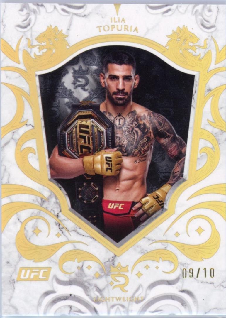 Ilia Topuria 2025 Topps Royalty UFC Base #97 Gold