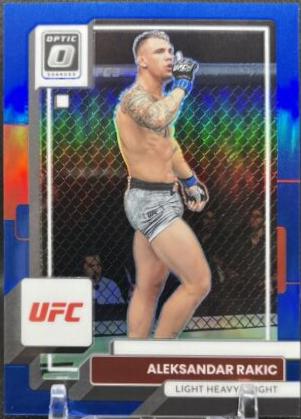 Aleksandar Rakic 2023 Panini Donruss Optic UFC Base #75 Blue