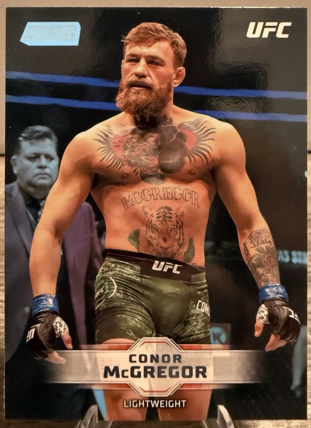 Conor McGregor 2026 Topps Stadium Club UFC Base #5 Blue
