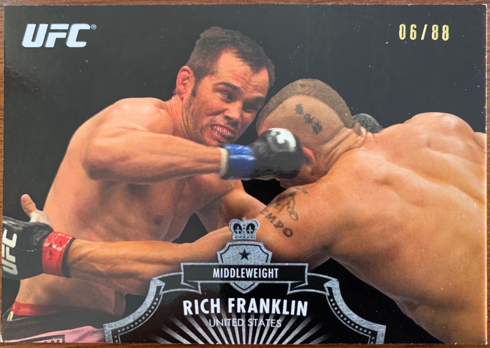 Rich Franklin 2012 Topps UFC Bloodlines Base #122 Black