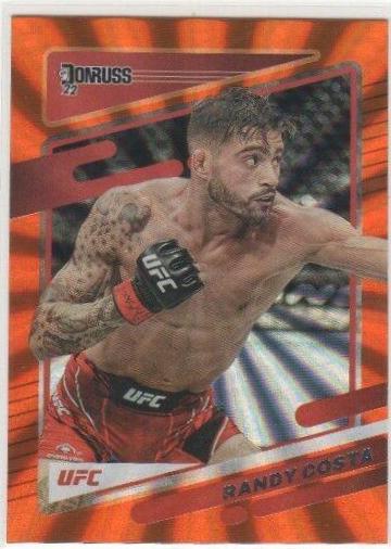 Randy Costa 2022 Panini Donruss UFC Base #114 Orange
