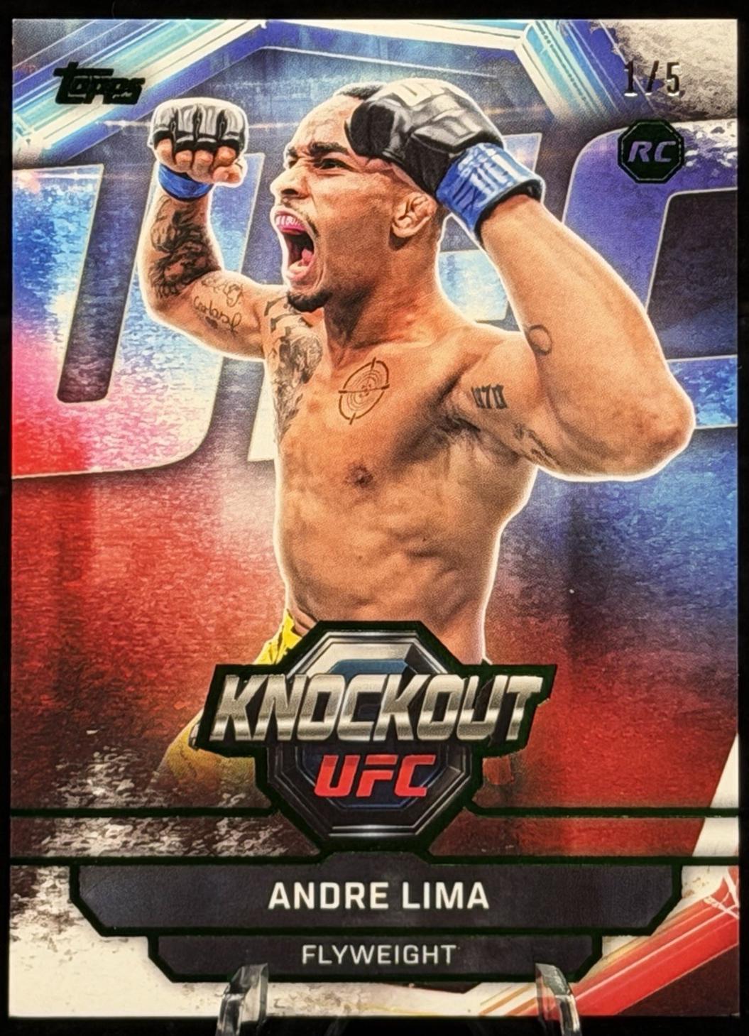 Andre Lima 2026 Topps Knockout UFC Base #56 Lime Green