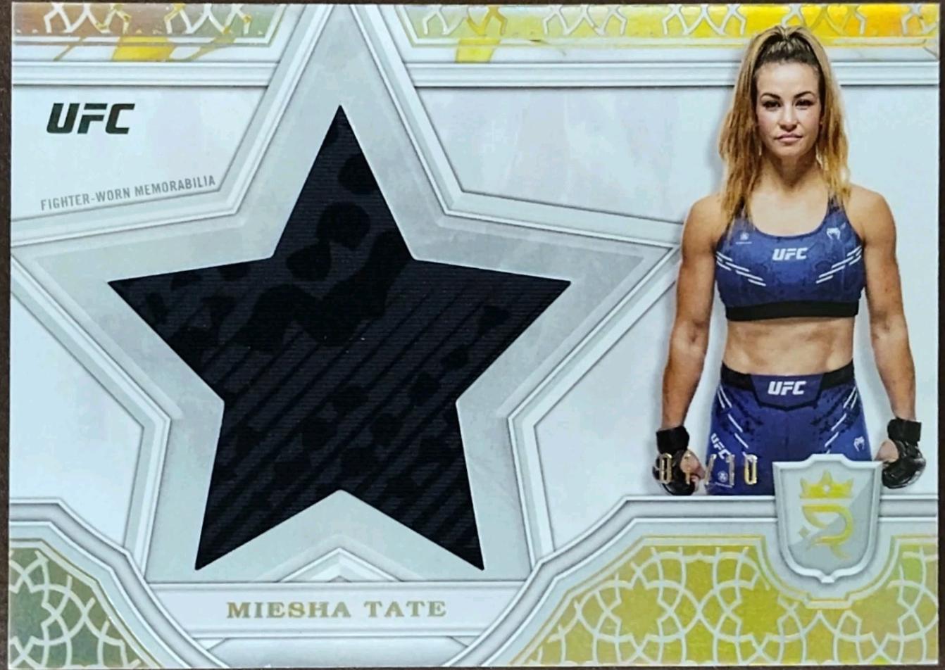 Miesha Tate 2024 Topps Royalty UFC Star Relics #SRR-16 Gold