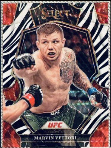 Marvin Vettori 2023 Panini Select UFC Premier Level #176 Zebra