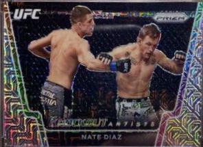 Nate Diaz 2021 Panini Prizm UFC Knockout Artists #5 Mojo