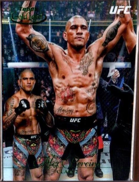 Alex Pereira 2024 Topps Gold Label UFC Base Class II #81 Green