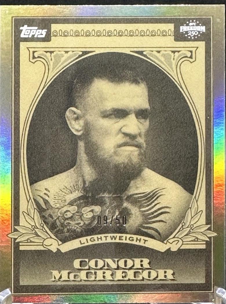 Conor McGregor 2026 Topps UFC Freedom 250 UFC Dollar #UD-1 Gold