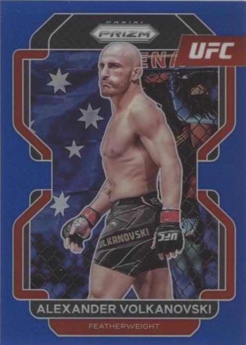 Alexander Volkanovski 2022 Panini Prizm UFC Base #147 Blue