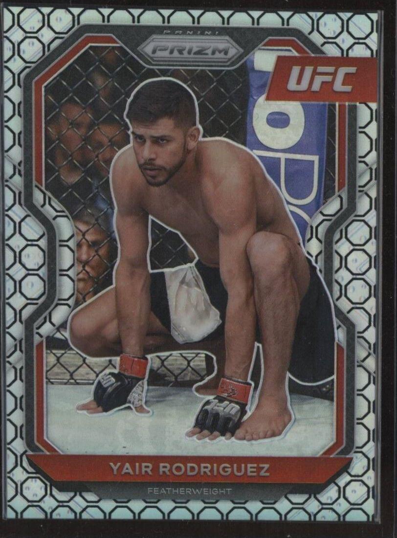 Yair Rodríguez 2021 Panini Prizm UFC Base #73 Octagon