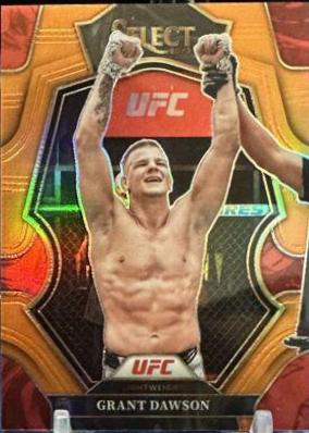 Grant Dawson 2023 Panini Select UFC Premier Level #172 Orange