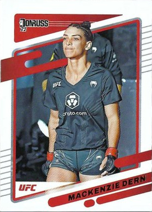 Mackenzie Dern 2022 Panini Donruss UFC Base #34 Press Proof Purple