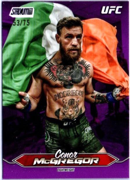 Conor McGregor 2025 Topps Stadium Club UFC Base #200 Purple