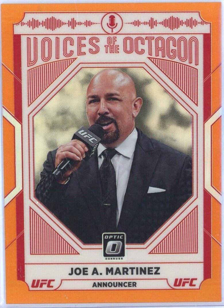 Joe A. Martinez 2022 Panini Donruss Optic UFC Base #125 Orange