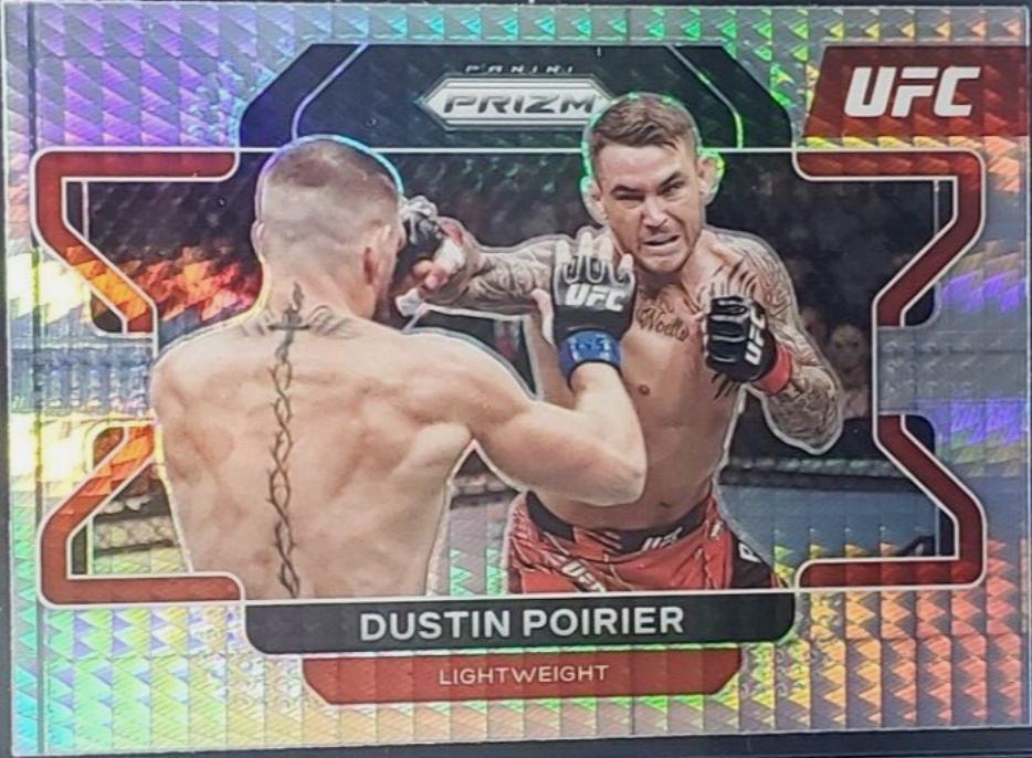 Dustin Poirier 2022 Panini Prizm UFC Base #21 Hyper