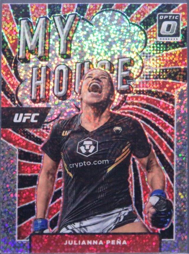 Julianna Peña 2022 Panini Donruss Optic UFC My House #13 White Sparkle