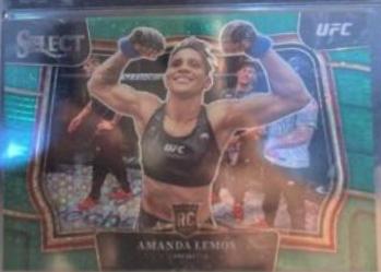 Amanda Lemos 2023 Panini Select UFC Octagonside #292 Green