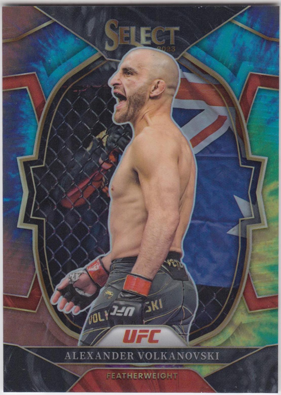 Alexander Volkanovski 2023 Panini Select UFC Concourse #38 Tie Dye