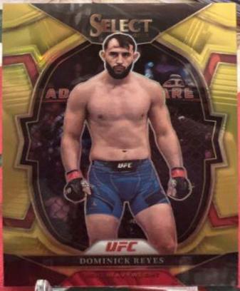 Dominick Reyes 2023 Panini Select UFC Concourse #82 Gold