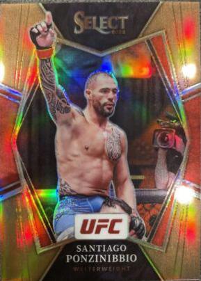 Santiago Ponzinibbio 2022 Panini Select UFC Premier Level #104 Bronze