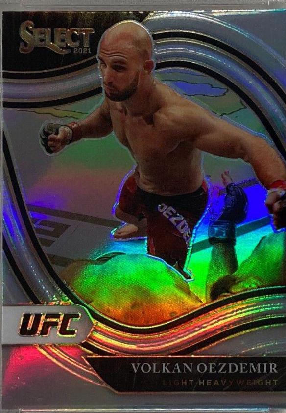 Volkan Oezdemir 2021 Panini Select UFC Octagonside #211 Silver
