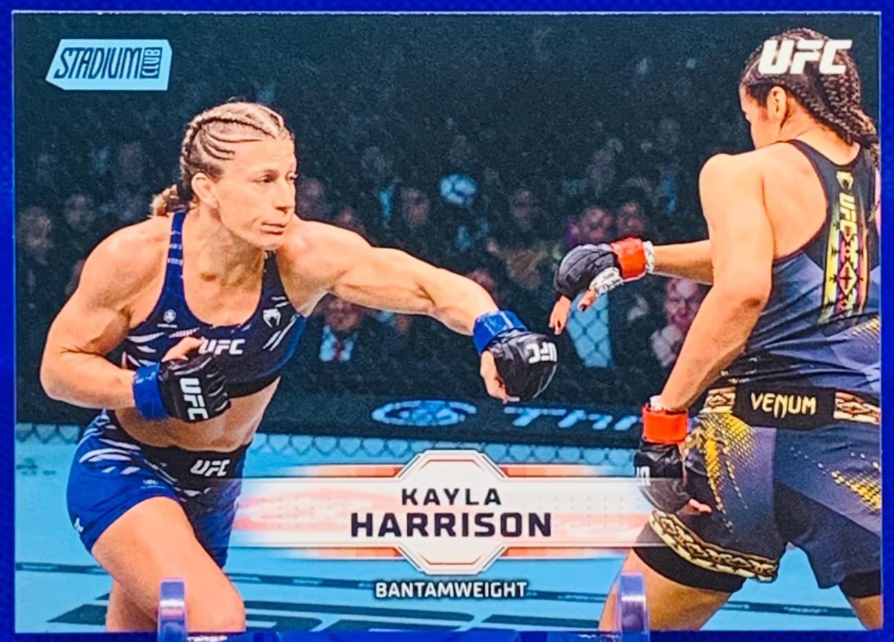 Kayla Harrison 2026 Topps Stadium Club UFC Base #11 Blue