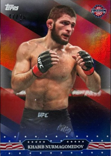 Khabib Nurmagomedov 2026 Topps UFC Freedom 250 Base #4 Black