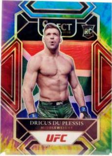 Dricus Du Plessis 2022 Panini Select UFC Octagonside #242 Tie Dye