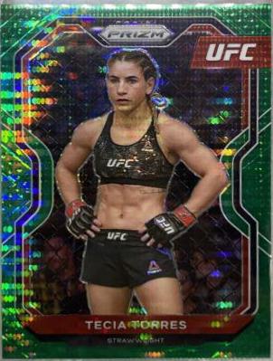 Holly Holm 2022 Panini Prizm UFC Base #3 Green Pulsar