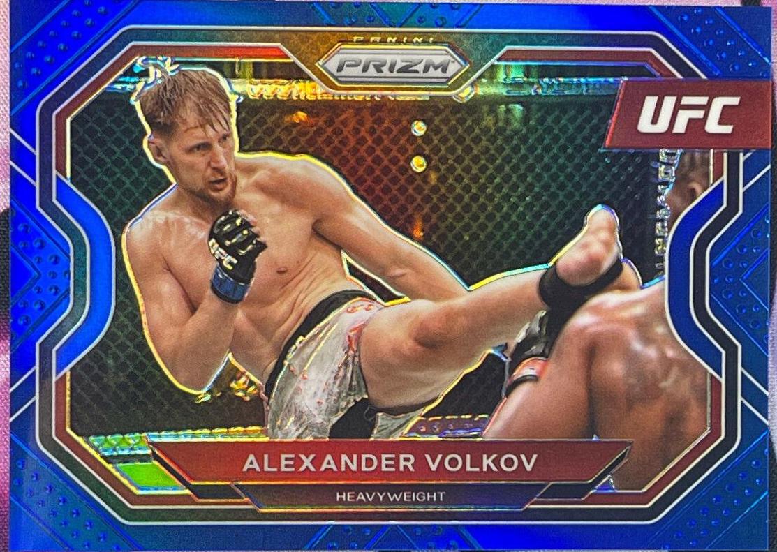 Alexander Volkov 2021 Panini Prizm UFC Base #132 Blue