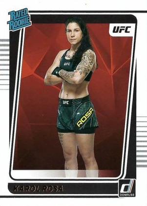Karol Rosa 2022 Panini Donruss UFC Base #217 Laser