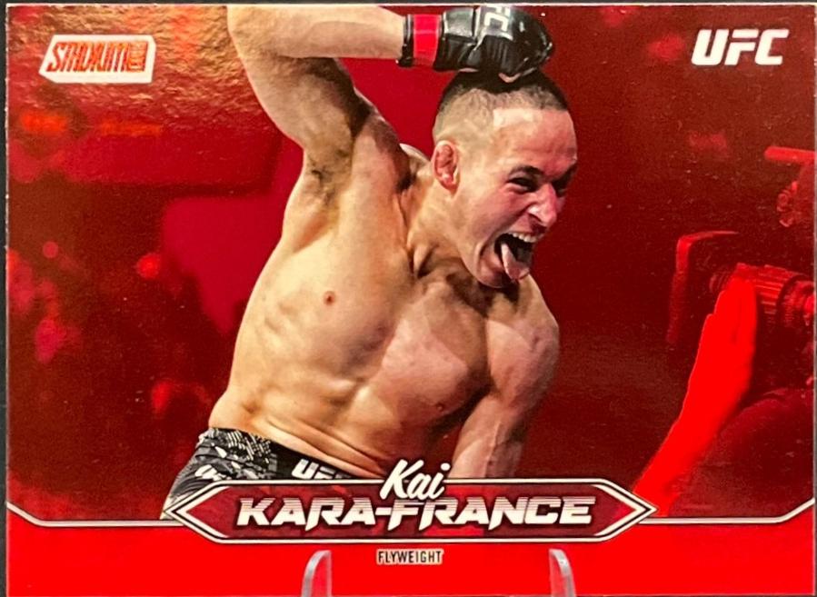 Kai Kara-France 2025 Topps Stadium Club UFC Base #67 Red