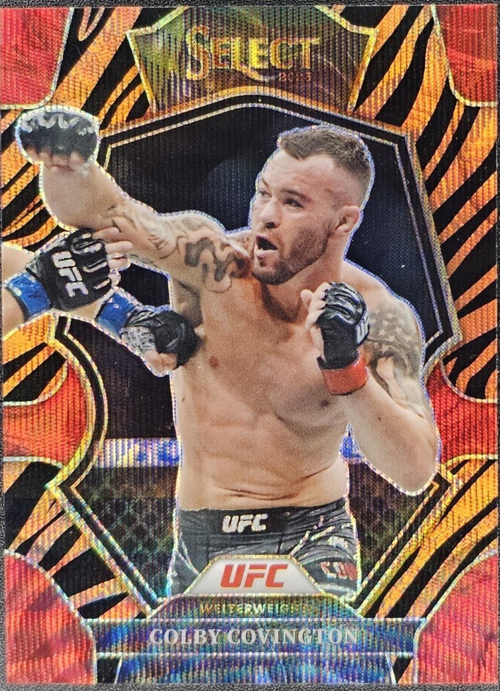 Colby Covington 2023 Panini Select UFC Premier Level #200 Tiger