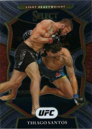 Thiago Santos 2021 Panini Select UFC Concourse #71 Black Disco