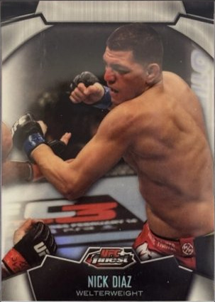 Nick Diaz 2012 Topps Finest UFC Base #26 Xfractor