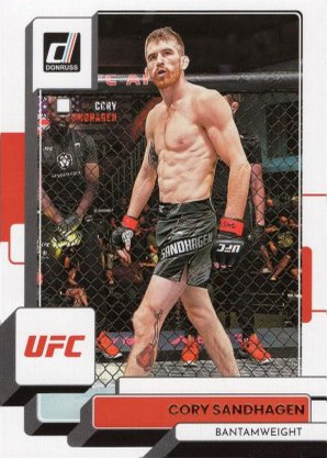 Cory Sandhagen 2023 Panini Donruss UFC Base #30 Purple Laser