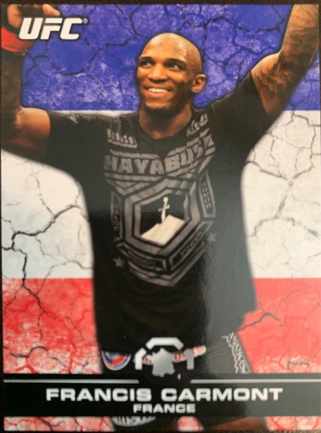 Francis Carmont 2013 Topps UFC Bloodlines Base #54 Flag