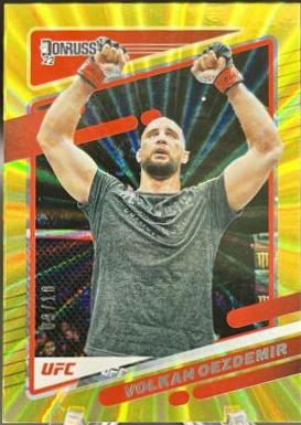 Volkan Oezdemir 2022 Panini Donruss UFC Base #161 Gold