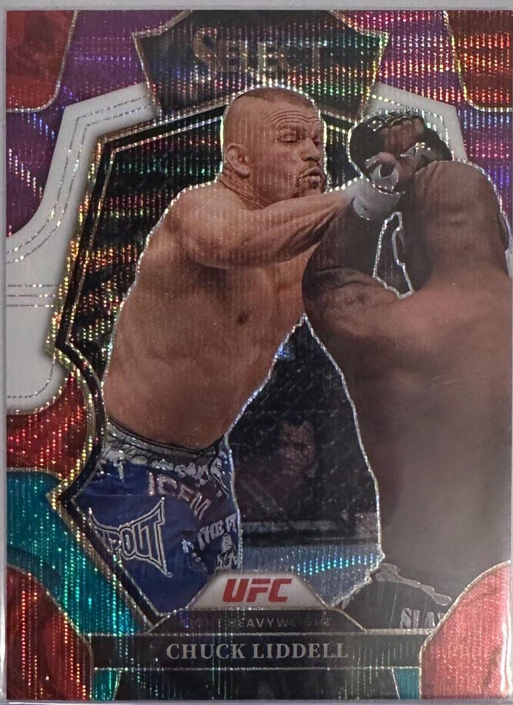 Chuck Liddell 2023 Panini Select UFC Premier Level #175 Tri Color