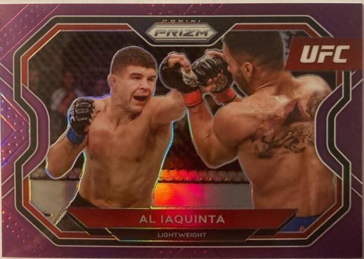 Al Iaquinta 2021 Panini Prizm UFC Base #102 Purple
