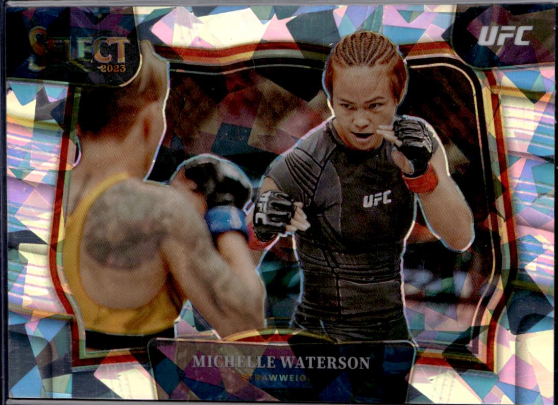 Michelle Waterson-Gomez 2023 Panini Select UFC Octagonside #283 Cracked Ice