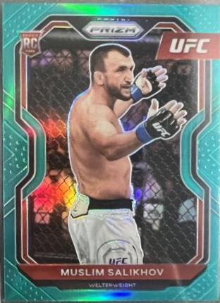 Muslim Salikhov 2021 Panini Prizm UFC Base #29 Teal