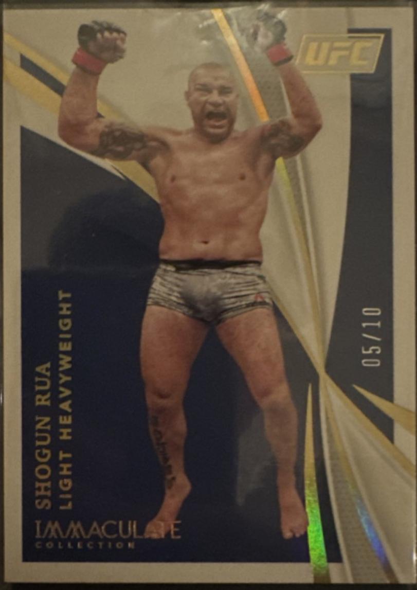 Mauricio Rua 2021 Panini Immaculate UFC Base #76 Gold