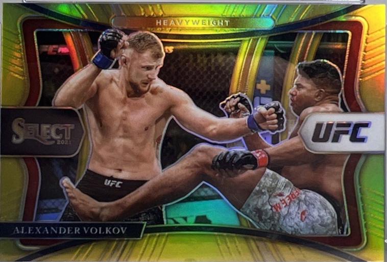 Alexander Volkov 2021 Panini Select UFC Premier Level #157 Gold