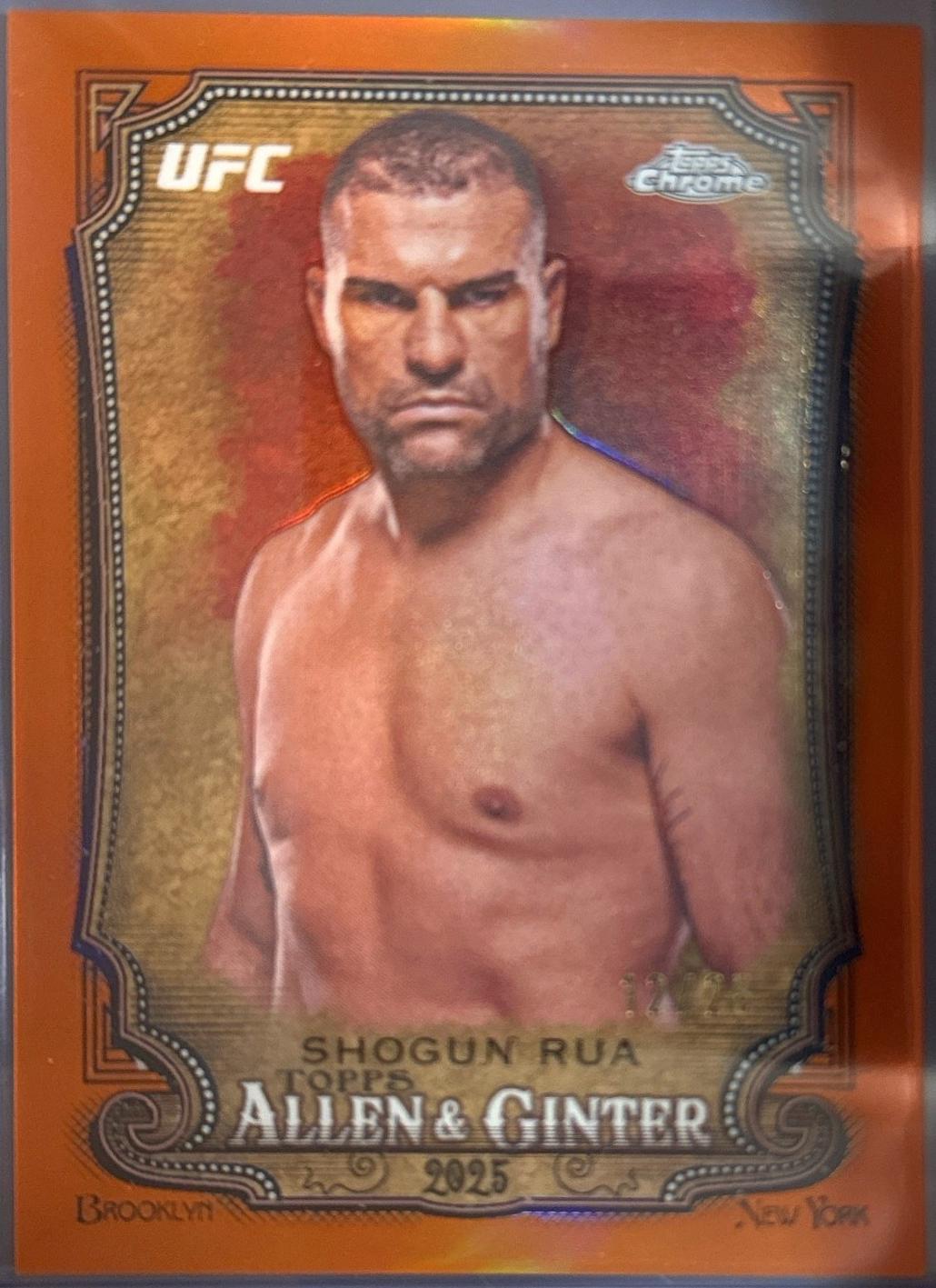 Mauricio Rua 2025 Topps Chrome UFC Allen & Ginter #AAG-20 Orange