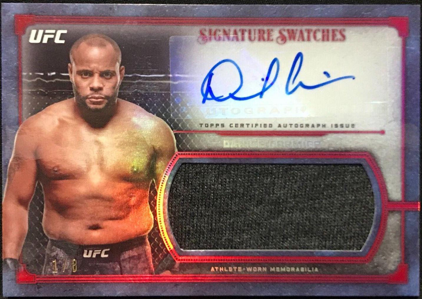 Daniel Cormier 2019 Topps UFC Museum Collection Museum Autographs #MA-DC Ruby