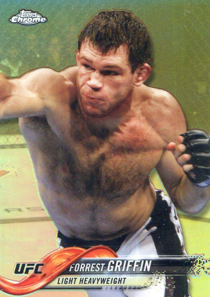 Forrest Griffin 2018 Topps Chrome UFC Base #77 Refractor